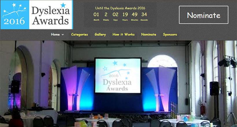 Dyslexia Awards Website