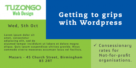 Getting to grips with Wordpress