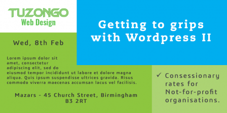 Getting to grips with Wordpress II
